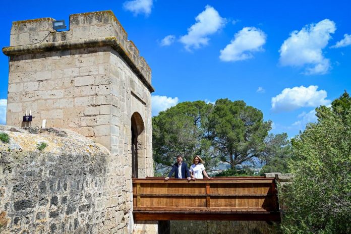Finalizan las obras de reparación del puente de acceso al Castell de Bellver