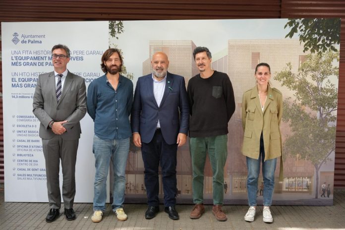 Flipau amb Pere Garau valora positivamente la presentación del anteproyecto del futuro centro Metropolitan y reclama incorporar un SUAP 24 horas y el centro público Sagrada Familia