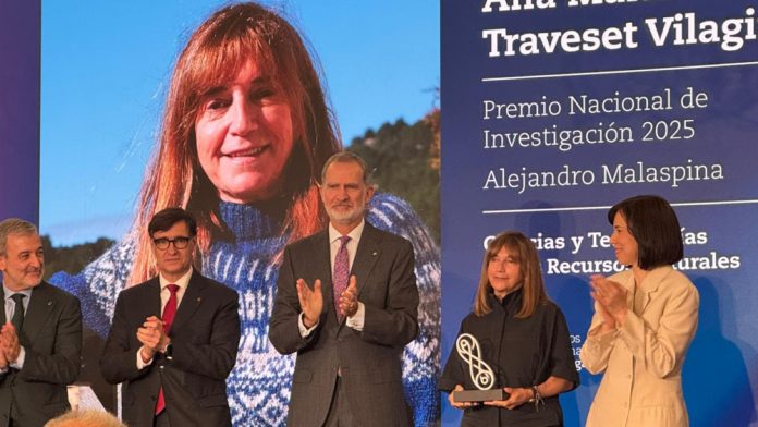Anna Traveset recibe el Premio Nacional de Investigación Alejandro Malaspina