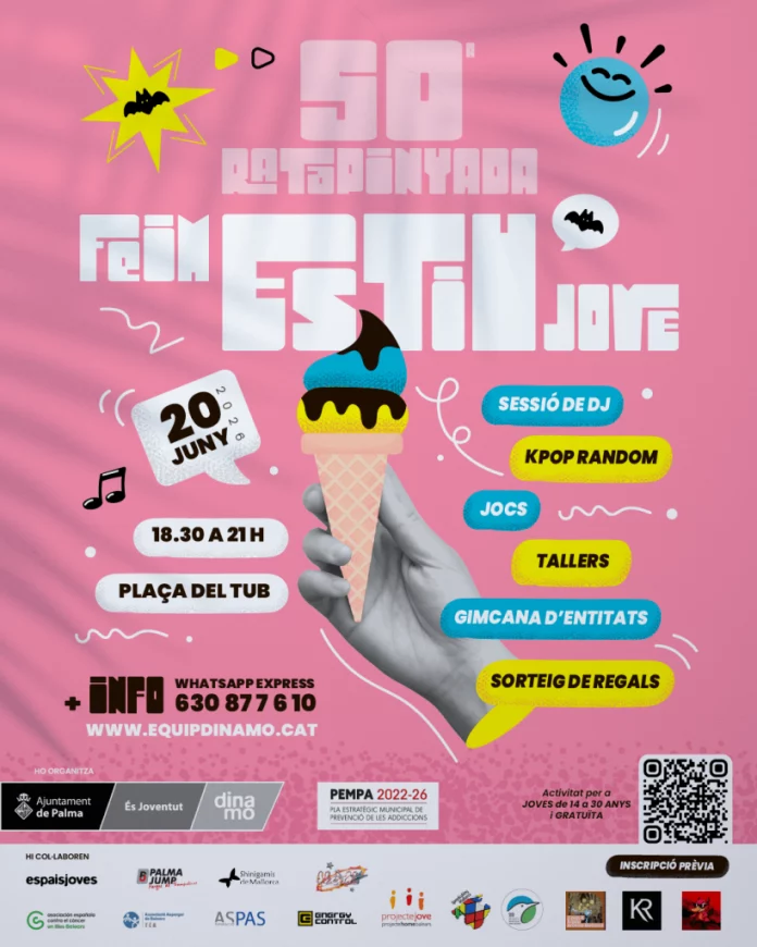 La plaza del Tub celebra este sábado la 50ª edición de Ratapinyada con más de veinte actividades para jóvenes
