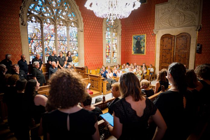 La Coral de Montuïri pone el broche final al ciclo Concerts a Palau del Consell de Mallorca