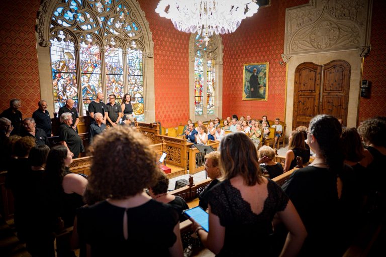 La Coral de Montuïri pone el broche final al ciclo Concerts a Palau del Consell de Mallorca