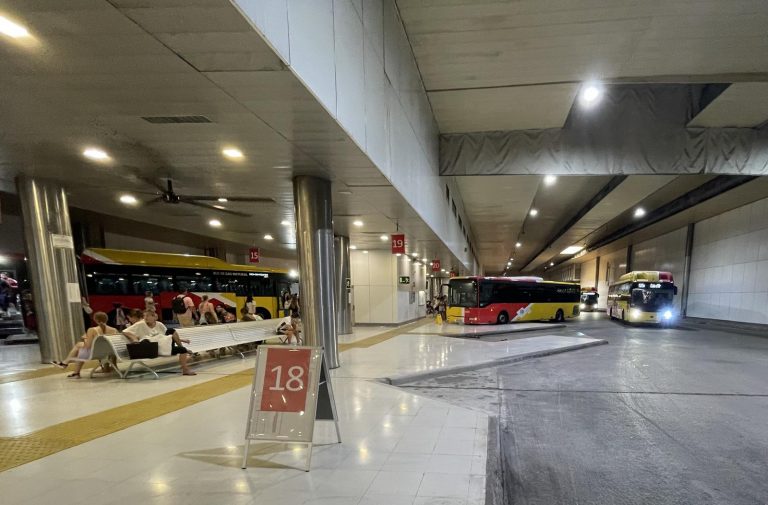 La Estación Intermodal de Palma incorpora una nueva dársena de autobús para mejorar el servicio