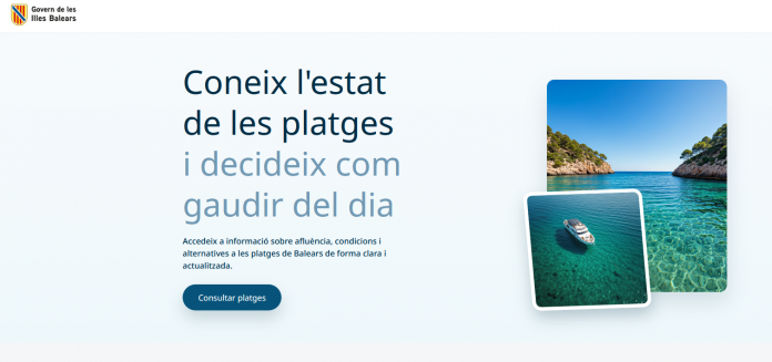 Baleares estrena un gemelo digital para conocer la ocupación de las playas y prever la afluencia de visitantes
