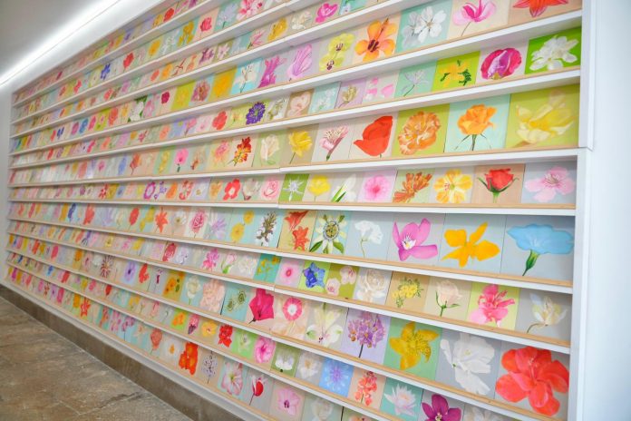 Maria Lluïsa Aguiló convierte el Espai Cor en una gran ofrenda floral con la exposición Floresta