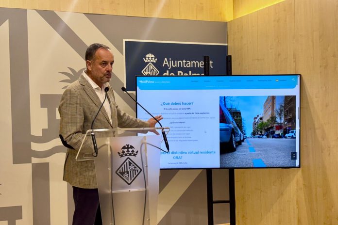 Palma abrirá el 16 de septiembre el plazo para solicitar el distintivo de residente de las nuevas zonas ORA