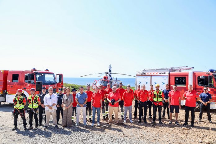 El helicóptero Sa Milana suma 271 intervenciones en su primer año al servicio de Bombers de Mallorca