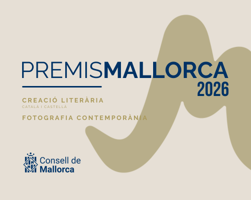 Abierto el plazo para participar en los Premios Mallorca de Creación Literaria y Fotografía Contemporánea 2026