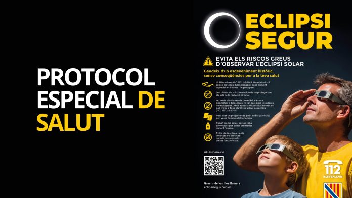 Salut recomienda utilizar únicamente gafas homologadas para observar el eclipse del 12 de agosto