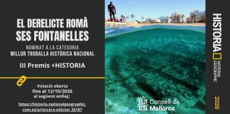 El pecio romano de Ses Fontanelles, nominado a los Premios +HISTORIA de National Geographic El pecio romano de Ses Fontanelles, nominado a los Premios +HISTORIA de National Geographic