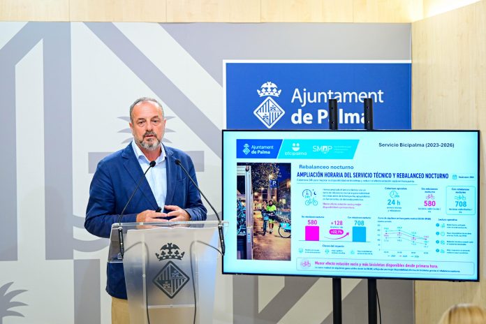 BiciPalma alcanza los 53.000 usuarios y ampliará su red hasta las 126 estaciones y 1.310 bicicletas