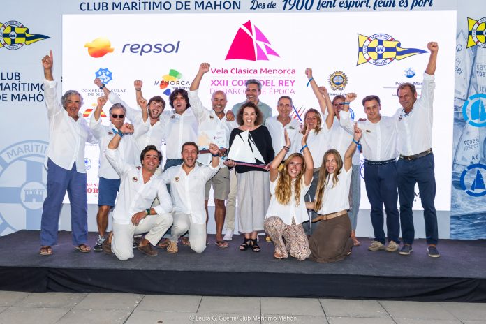 The Lady Anne, Chinook, Varuna, Argos y Andalucía-Barlovento, campeones de la Copa del Rey Repsol de Barcos de Época