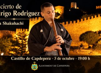 Rodrigo Rodríguez llevará los sonidos del shakuhachi al Castillo de Capdepera Rodrigo Rodríguez llevará los sonidos del shakuhachi al Castillo de Capdepera