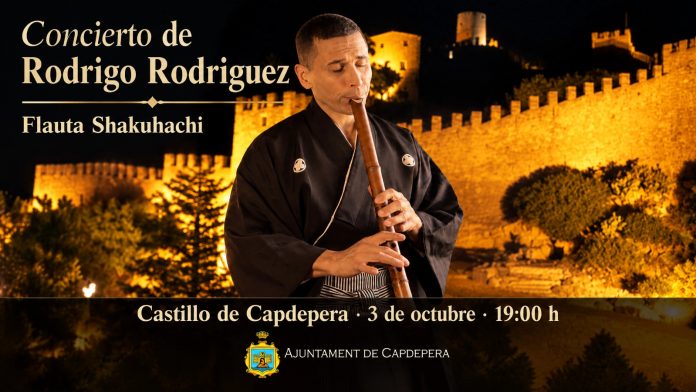 Rodrigo Rodríguez llevará los sonidos del shakuhachi al Castillo de Capdepera