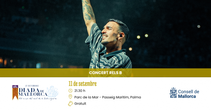 Rels B ofrecerá un concierto gratuito en Palma por la Diada de Mallorca