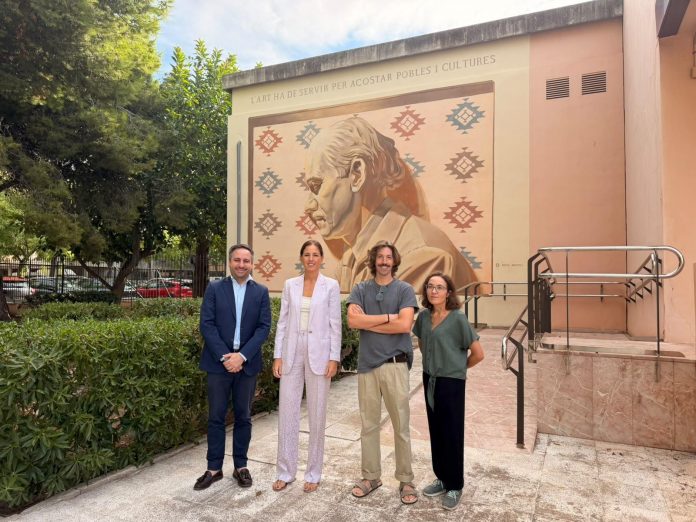 El Museo Krekovic estrena un mural de Oriol Angrill inspirado en la figura y el legado del pintor