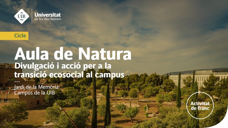 La UIB convierte el campus en un aula al aire libre para impulsar la sostenibilidad