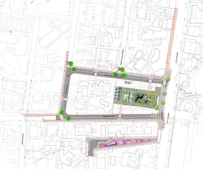 Palma invertirá más de 827.000 euros en renovar el parque de Voramar y su entorno