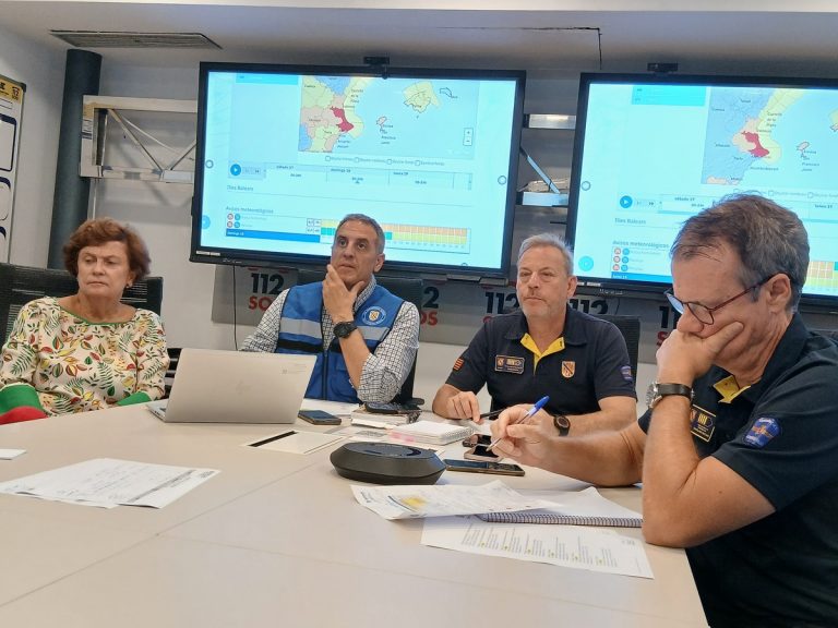 Baleares activa la alerta naranja por fuertes lluvias en Ibiza y Formentera ante el riesgo de precipitaciones de hasta 160 litros