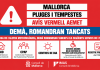 El Consell de Mallorca suspende la actividad de los centros de día y varios servicios del IMAS por la alerta meteorológica El Consell de Mallorca suspende la actividad de los centros de día y varios servicios del IMAS por la alerta meteorológica