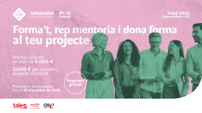 La UIB impulsa el emprendimiento entre mayores de 50 años con formación gratuita y premios de hasta 2.000 euros